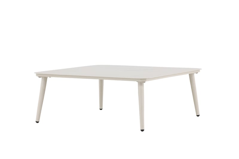 Lina Soffbord 90x90 cm Beige - Venture Home - Loungebord & soffbord utomhus - Balkongbord