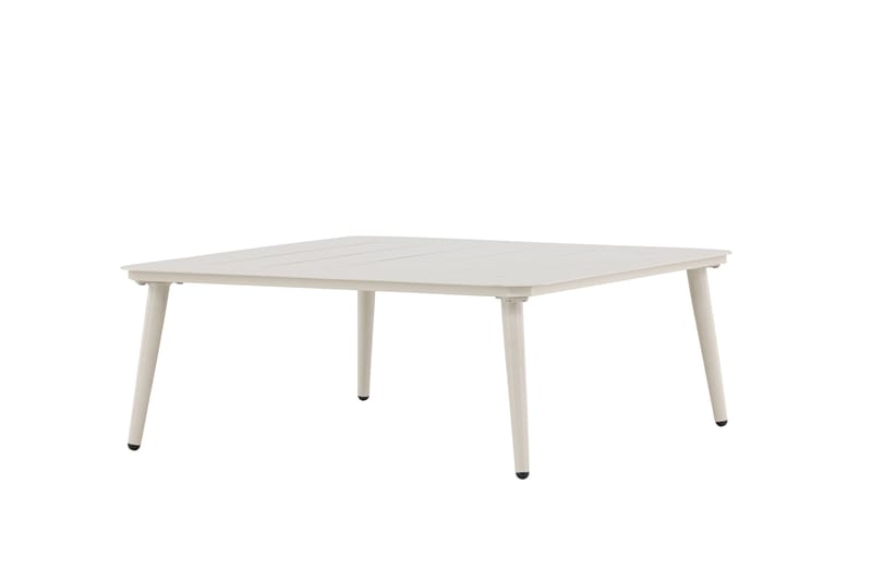 Lina Soffbord 90x90 cm Beige - Venture Home - Loungebord & soffbord utomhus - Balkongbord