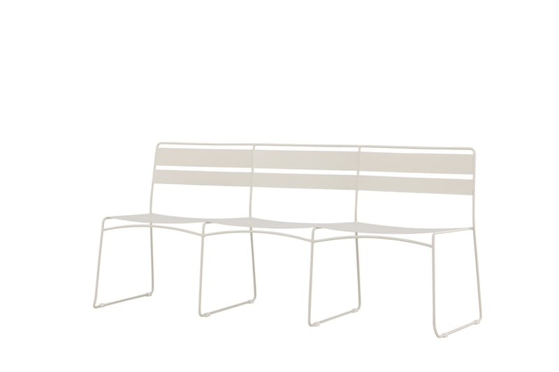 Lina Utesoffa - Beige - Utemöbler - Utesoffa - Trädgårdsbänk & utebänk