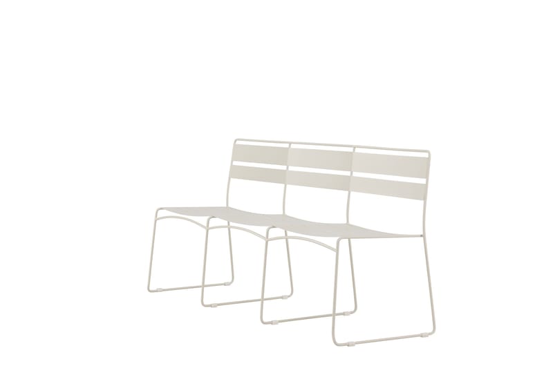 Lina Utesoffa - Beige - Utemöbler - Utesoffa - Trädgårdsbänk & utebänk