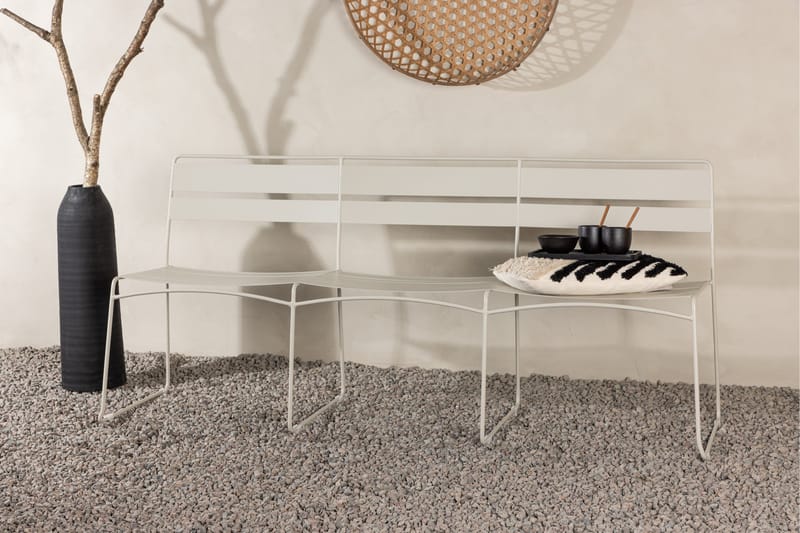 Lina Utesoffa - Beige - Utemöbler - Utesoffa - Trädgårdsbänk & utebänk