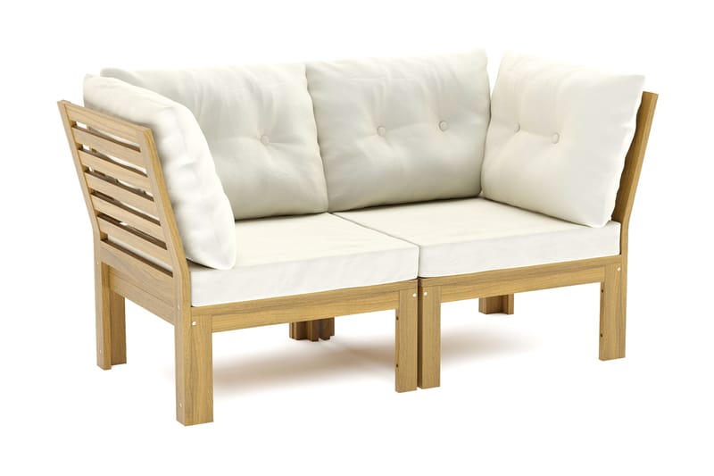 Lindha 2-sits Balkongsoffa - Beige - Utemöbler - Loungemöbler - Loungesoffa