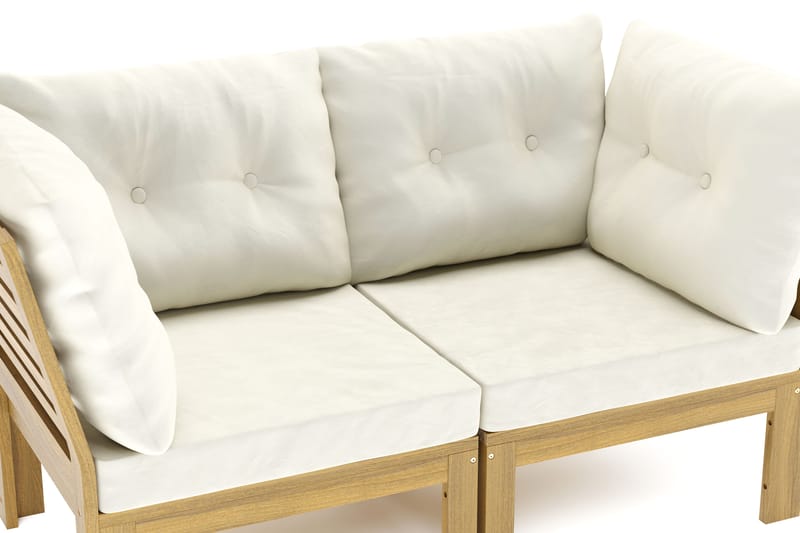 Lindha 2-sits Balkongsoffa - Beige - Utemöbler - Loungemöbler - Loungesoffa
