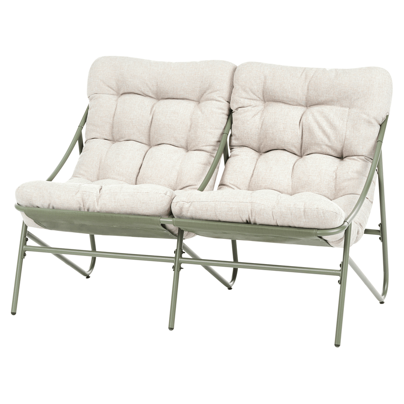 Loungegrupp 4-sits Molveno - Grön - Utemöbler - Balkong - Balkongmöbler - Balkonggrupp & balkongset