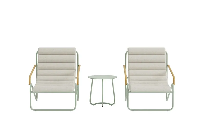 Loungegrupp Ithaka Utomhus - Grön - Utemöbler - Balkong - Balkongmöbler - Balkonggrupp & balkongset