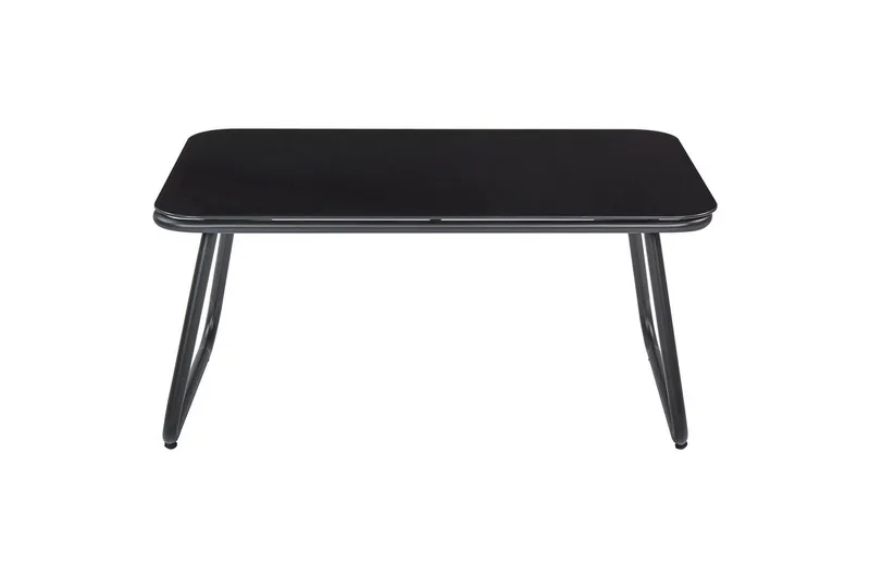 Loungegrupp Pomonte Svart/Grå - Svart/Grå - Utemöbler - Balkong - Balkongmöbler - Balkonggrupp & balkongset