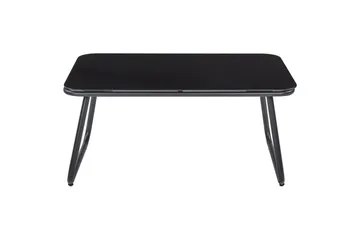 Loungegrupp Pomonte Svart/Grå - Svart/Grå - Utemöbler - Loungemöbler - Soffgrupp utomhus