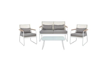 Loungegrupp Pomonte Vit/Grå
