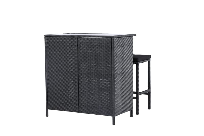 Knock Balkonggrupp 2-sits - Svart - Utemöbler - Balkong - Balkongmöbler - Balkonggrupp & balkongset