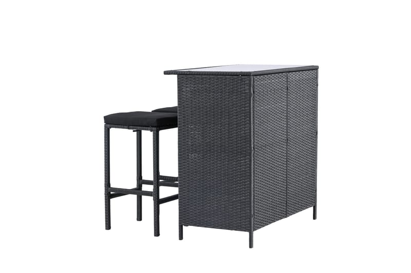 Knock Balkonggrupp 2-sits - Svart - Utemöbler - Balkong - Balkongmöbler - Balkonggrupp & balkongset