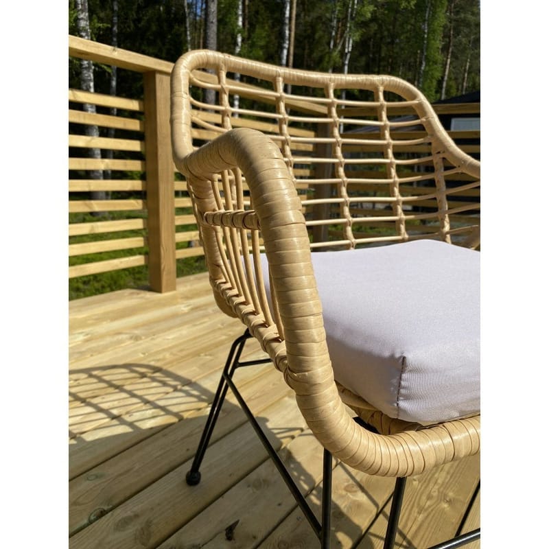 Möbelgrupp Bistro - Havana - Ljus - Utemöbler - Balkong - Balkongmöbler - Balkonggrupp & balkongset