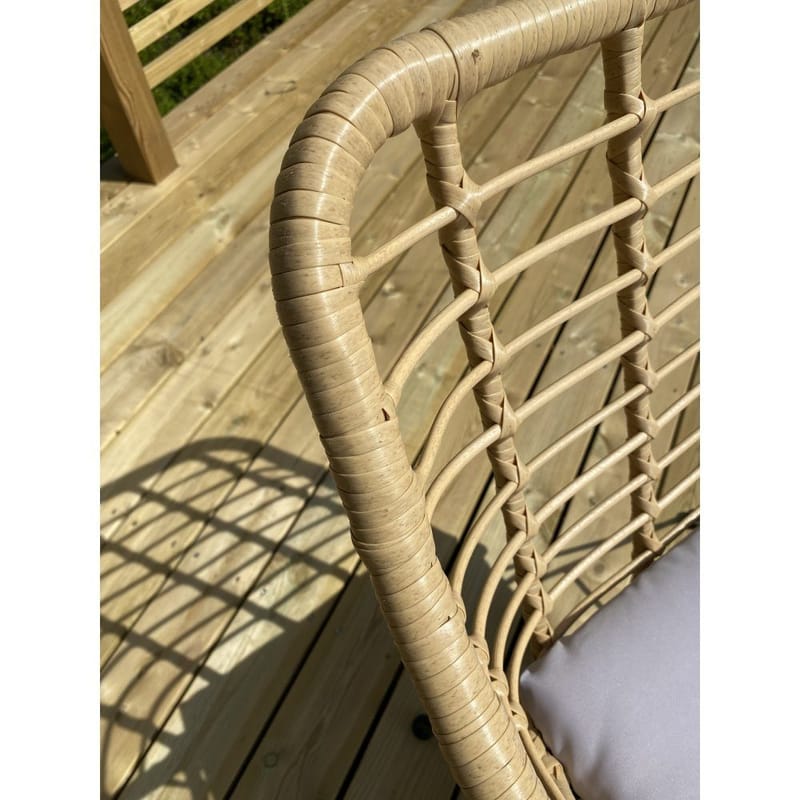 Möbelgrupp Bistro - Havana - Ljus - Utemöbler - Balkong - Balkongmöbler - Balkonggrupp & balkongset