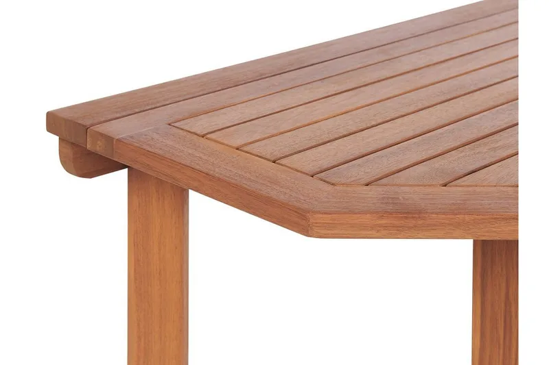Manuele Hopfällbart Balkongbord och Trädgårdsbord 110 cm Trä - Ljusbrun - Utemöbler - Balkong - Balkongmöbler - Balkongbord