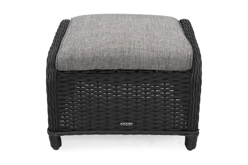 Marcus Fotpall till Öronlappsfåtölj Utomhus - Svart - Utemöbler - Balkong - Balkongmöbler - Balkongstol