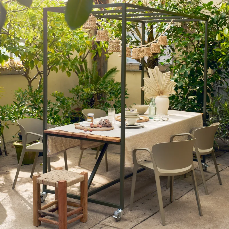 Matstol Bent Utomhus - Grön - Utemöbler - Balkong - Balkongmöbler - Balkongstol