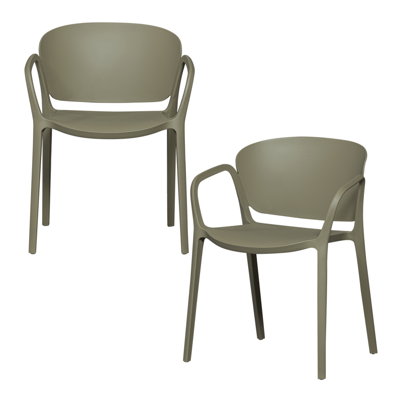 Matstol Bent Utomhus - Grön - Utemöbler - Balkong - Balkongmöbler - Balkongstol