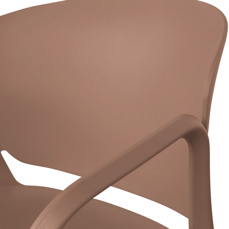 Matstol Bent Utomhus - Laxrosa - Utemöbler - Balkong - Balkongmöbler - Balkongstol