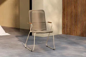 Matstol Bois Utomhus - beige - Utemöbler - Balkong - Balkongmöbler - Balkongstol