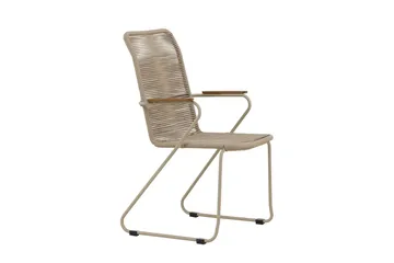 Matstol Bois Utomhus - beige - Utemöbler - Balkong - Balkongmöbler - Balkongstol