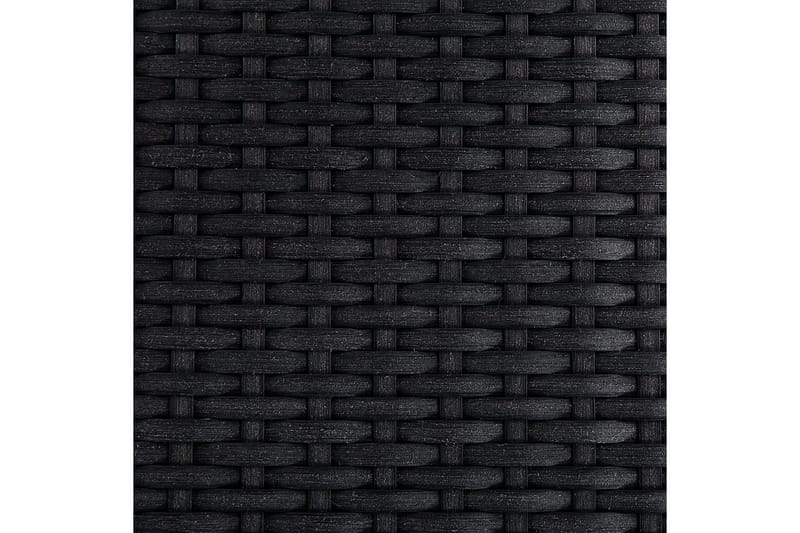 Matstol Grosseto set om 6 Svart/Silver - Svart/Silver - Utemöbler - Balkong - Balkongmöbler - Balkongstol