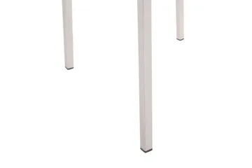 Matstol Grosseto set om 6 Svart/Silver - Svart/Silver - Utemöbler - Balkong - Balkongmöbler - Balkongstol