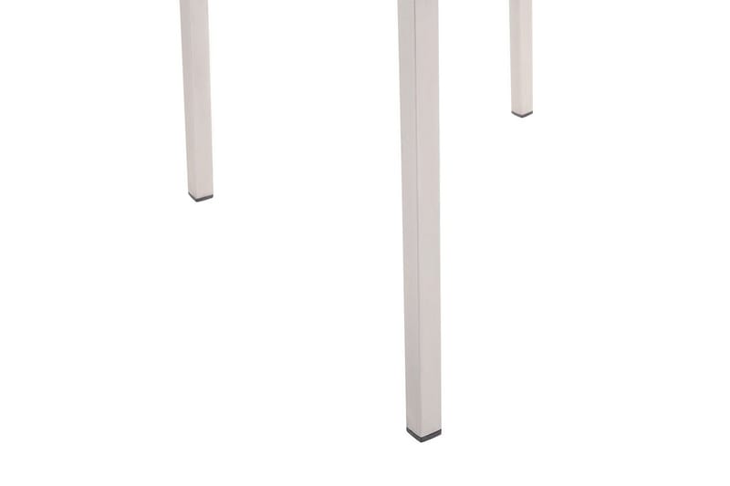 Matstol Grosseto set om 6 Svart/Silver - Svart/Silver - Utemöbler - Balkong - Balkongmöbler - Balkongstol