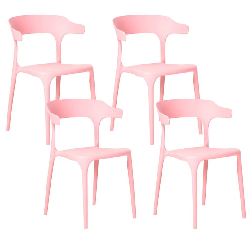 Matstol Gubbio 4-pack, Rosa