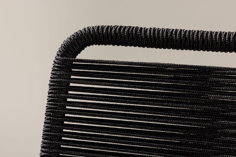 Matstol Lindos Utomhus - Svart - Utemöbler - Balkong - Balkongmöbler - Balkongstol