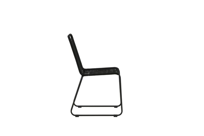 Matstol Lindos Utomhus - Svart - Utemöbler - Balkong - Balkongmöbler - Balkongstol