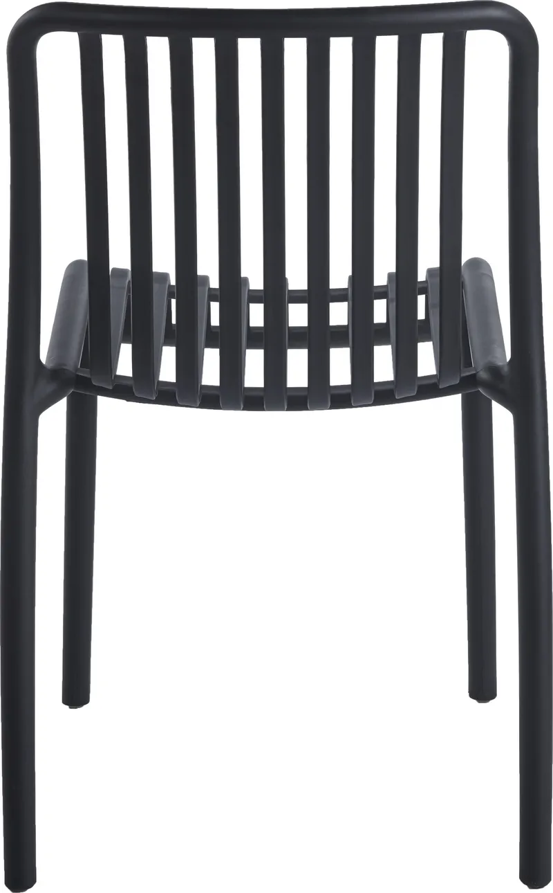 Matstol Noa i svart - Stapelbar - Svart - Utemöbler - Balkong - Balkongmöbler - Balkongstol