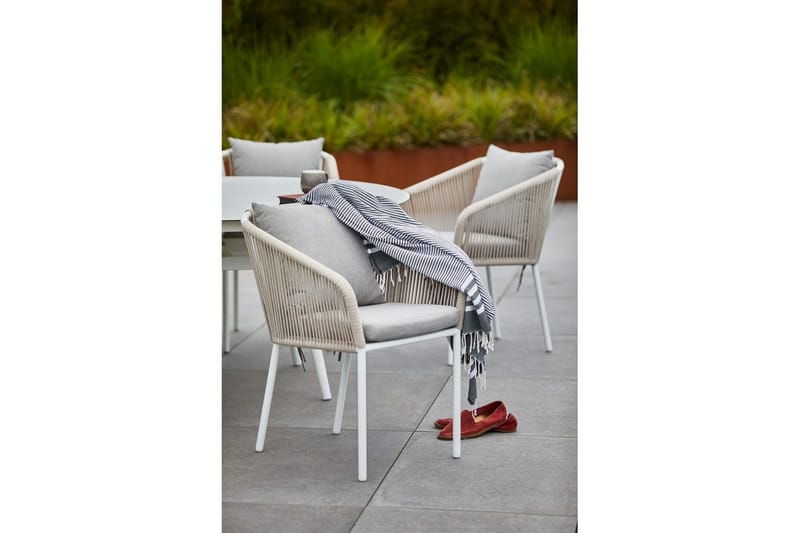 Matstol Utomhus Hillerstorp Lersund Vit - Vit - Utemöbler - Balkong - Balkongmöbler - Balkongstol