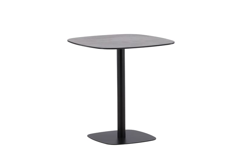 Milano Runt Cafébord och Bistrobord Utomhus 70 cm - Svart - Utemöbler - Balkong - Balkongmöbler - Balkongbord