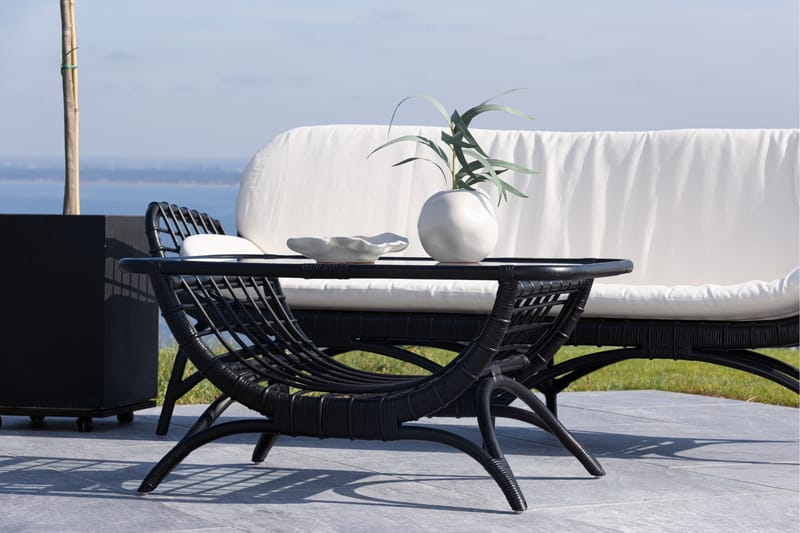 Moana Soffbord 60x95,5 cm Svart - Venture Home - Loungebord & soffbord utomhus - Balkongbord