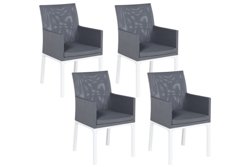 Monteroni Karmstol Utomhus - Grå/Vit - Utemöbler - Balkong - Balkongmöbler - Balkongstol