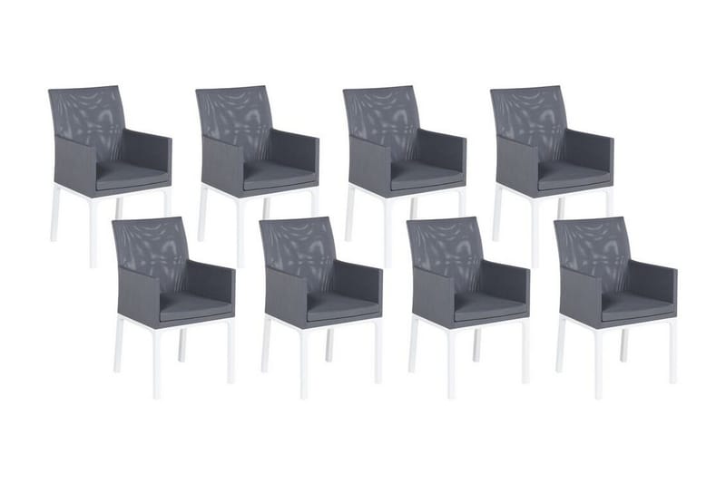 Monteroni Karmstol Utomhus - Grå/Vit - Utemöbler - Balkong - Balkongmöbler - Balkongstol