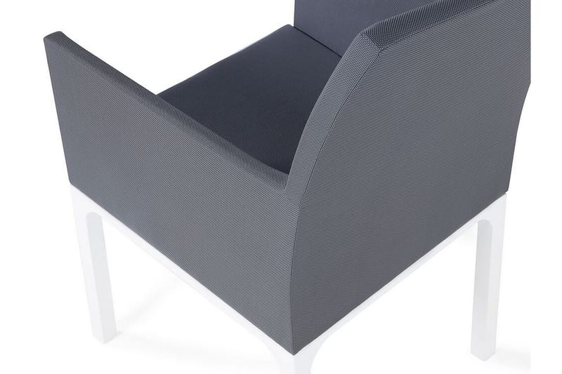 Monteroni Karmstol Utomhus - Grå/Vit - Utemöbler - Balkong - Balkongmöbler - Balkongstol