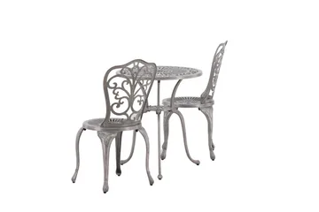 Nandin Balkonggrupp 2-sits - Silver - Utemöbler - Balkong - Balkongmöbler - Balkonggrupp & balkongset