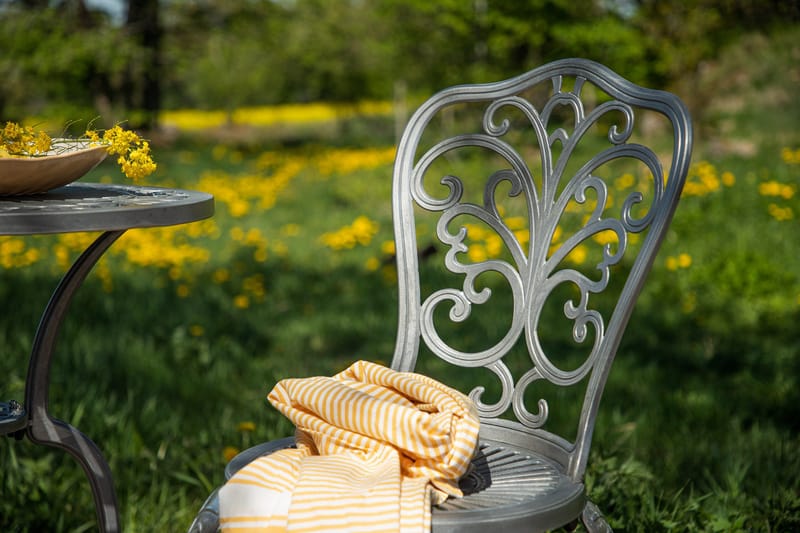 Nandin Balkonggrupp 2-sits - Silver - Utemöbler - Balkong - Balkongmöbler - Balkonggrupp & balkongset