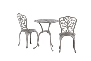 Nandin Balkonggrupp 2-sits - Silver - Utemöbler - Balkong - Balkongmöbler - Balkonggrupp & balkongset