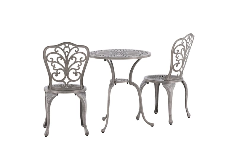 Nandin Balkonggrupp 2-sits - Silver - Utemöbler - Balkong - Balkongmöbler - Balkonggrupp & balkongset