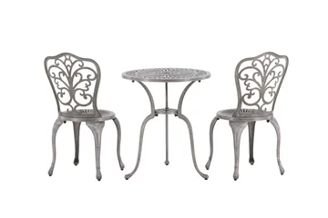 Nandin Balkonggrupp 2-sits - Silver - Utemöbler - Balkong - Balkongmöbler - Balkonggrupp & balkongset