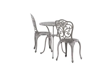 Nandin Balkonggrupp 2-sits - Silver - Utemöbler - Balkong - Balkongmöbler - Balkonggrupp & balkongset