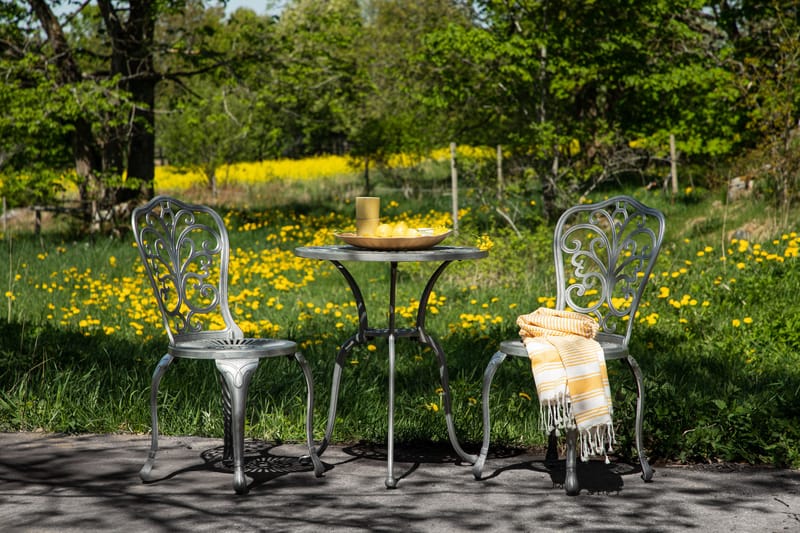 Nandin Balkonggrupp 2-sits Silver - Venture Home - Balkonggrupp & balkongset - Cafeset