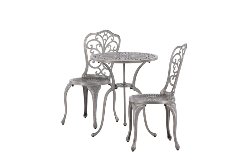 Nandin Balkonggrupp 2-sits Silver - Venture Home - Balkonggrupp & balkongset - Cafeset