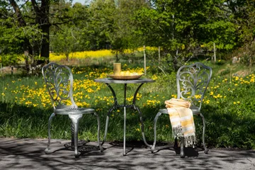 Nandin Balkonggrupp 2-sits - Silver - Utemöbler - Balkong - Balkongmöbler - Balkonggrupp & balkongset