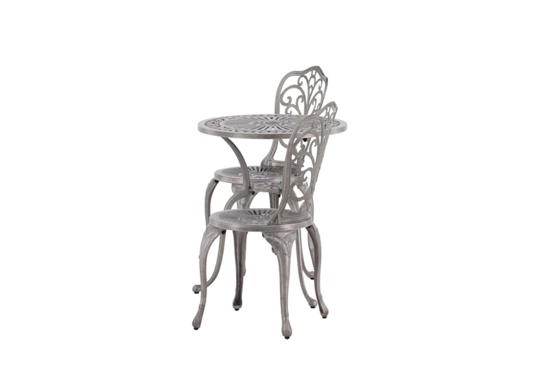 Nandin Balkonggrupp 2-sits - Silver - Utemöbler - Balkong - Balkongmöbler - Balkonggrupp & balkongset