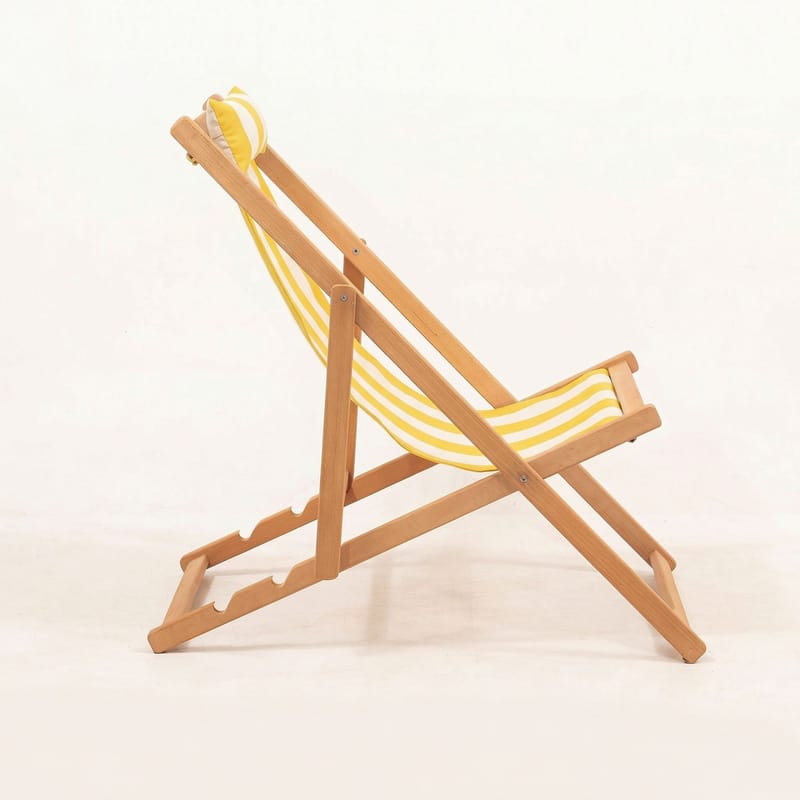 Netira Loungeset med bord utomhus - Gul och vit - Utemöbler - Balkong - Balkongmöbler - Balkonggrupp & balkongset