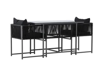 Noto Balkonggrupp 2-sits - Beige - Utemöbler - Balkong - Balkongmöbler - Balkonggrupp & balkongset