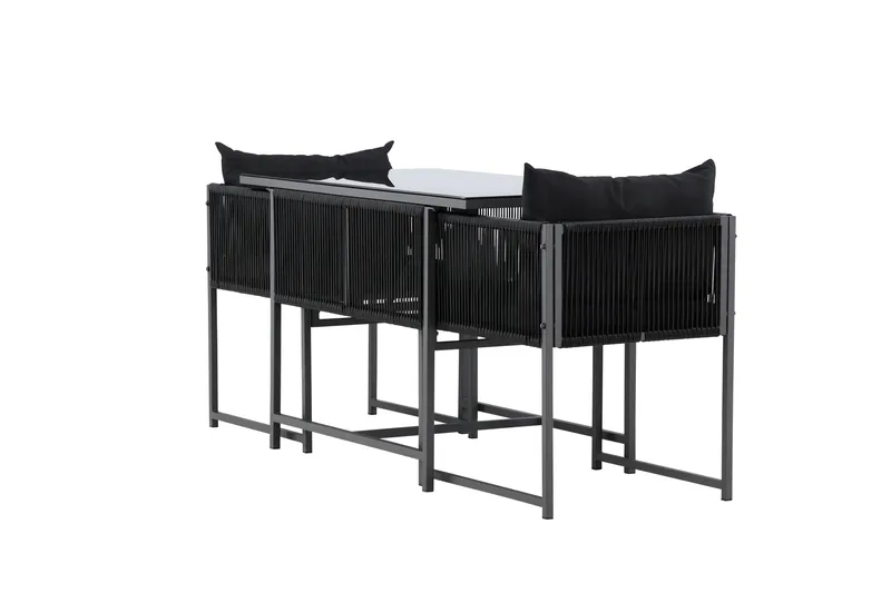 Noto Balkonggrupp 2-sits - Beige - Utemöbler - Balkong - Balkongmöbler - Balkonggrupp & balkongset