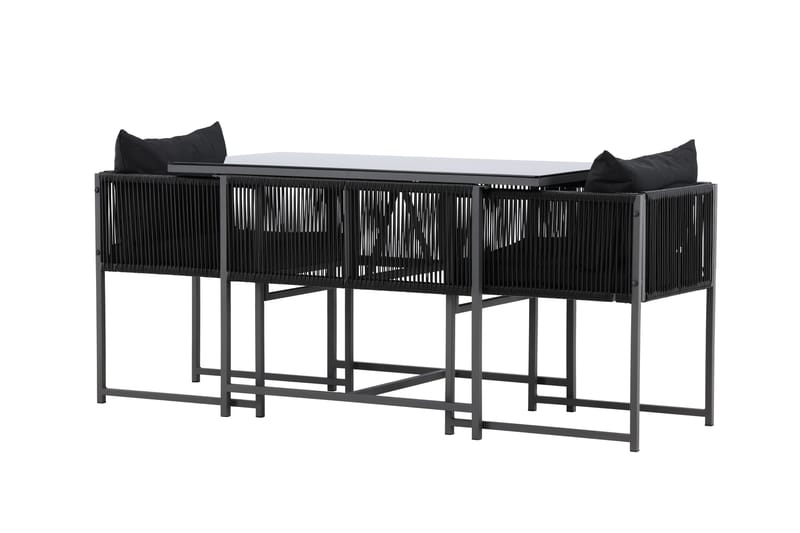 Noto Balkonggrupp 2-sits - Beige - Utemöbler - Balkong - Balkongmöbler - Balkonggrupp & balkongset